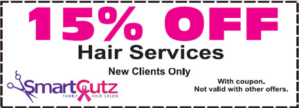 New Clients Receive 15% Off Coupon